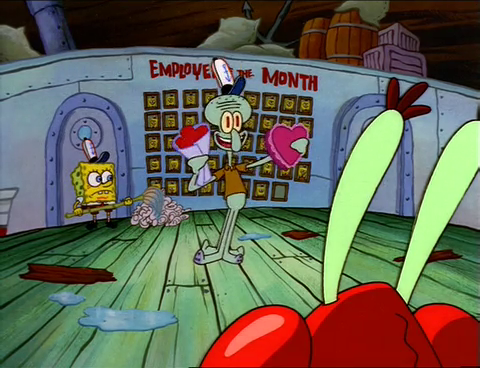 SpongeBuddy Mania - SpongeBob Episode - Employee of the Month