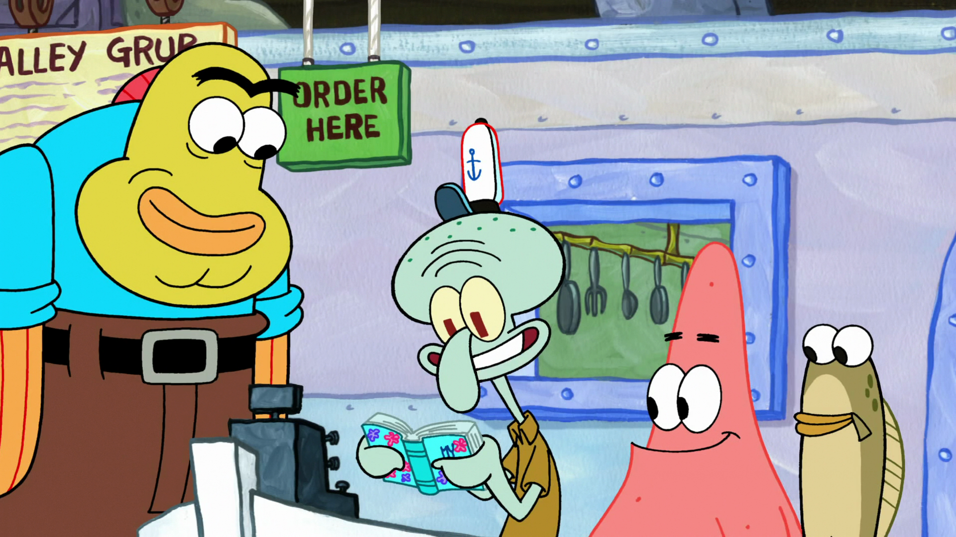 SpongeBuddy Mania SpongeBob Episode Little Yellow Book