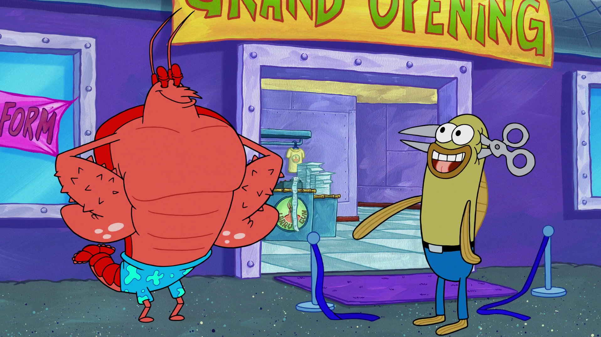 SpongeBuddy Mania - SpongeBob Episode - Larry's Gym