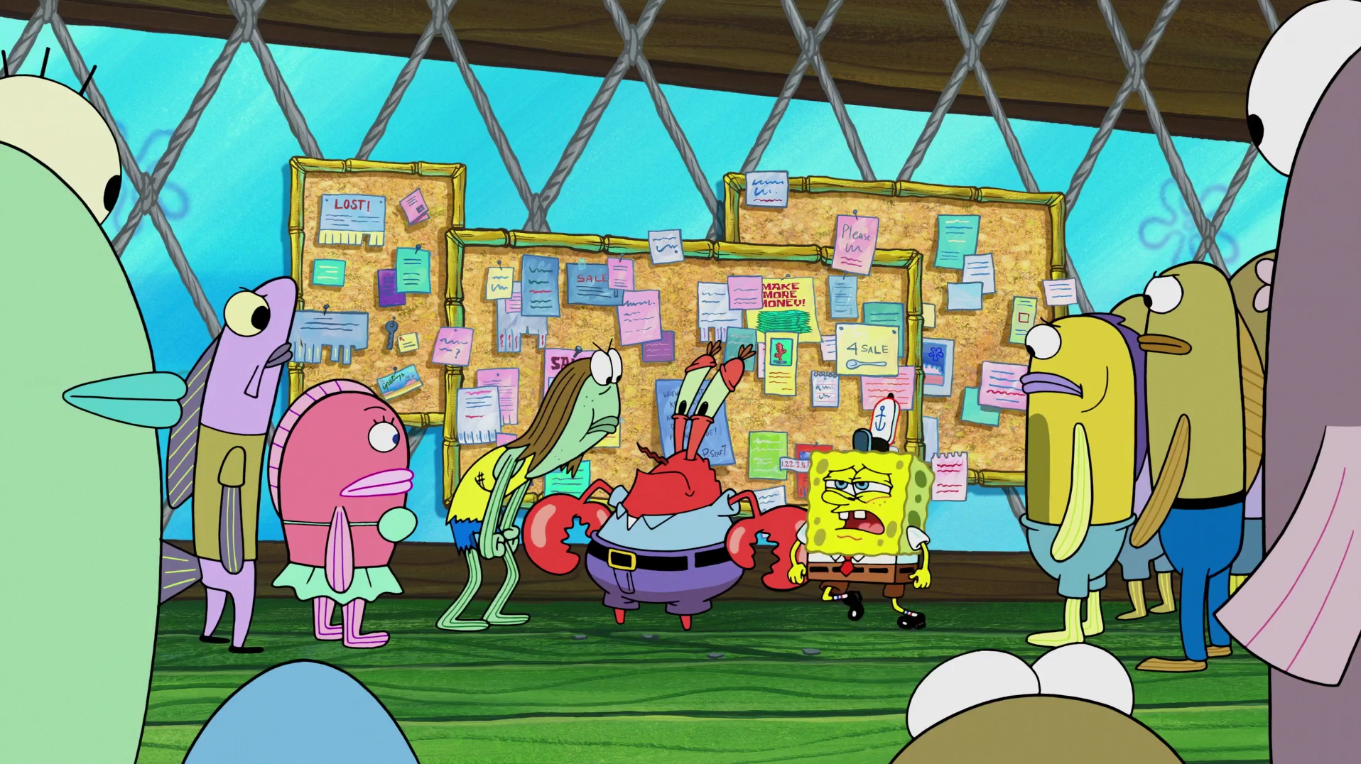 SpongeBuddy Mania SpongeBob Episode Bulletin Board