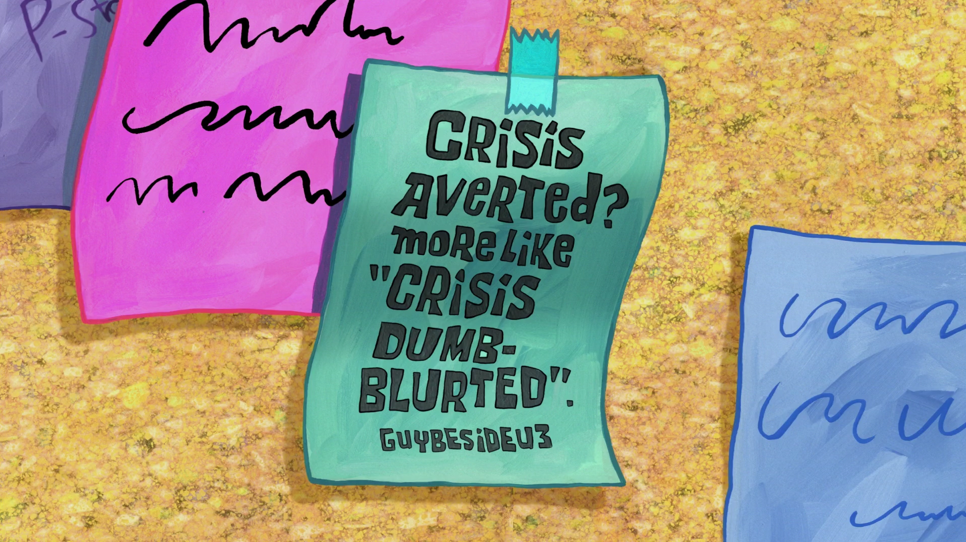 SpongeBuddy Mania SpongeBob Episode Bulletin Board