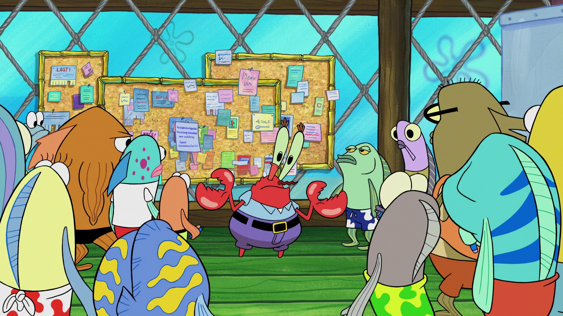 SpongeBuddy Mania SpongeBob Episode Bulletin Board