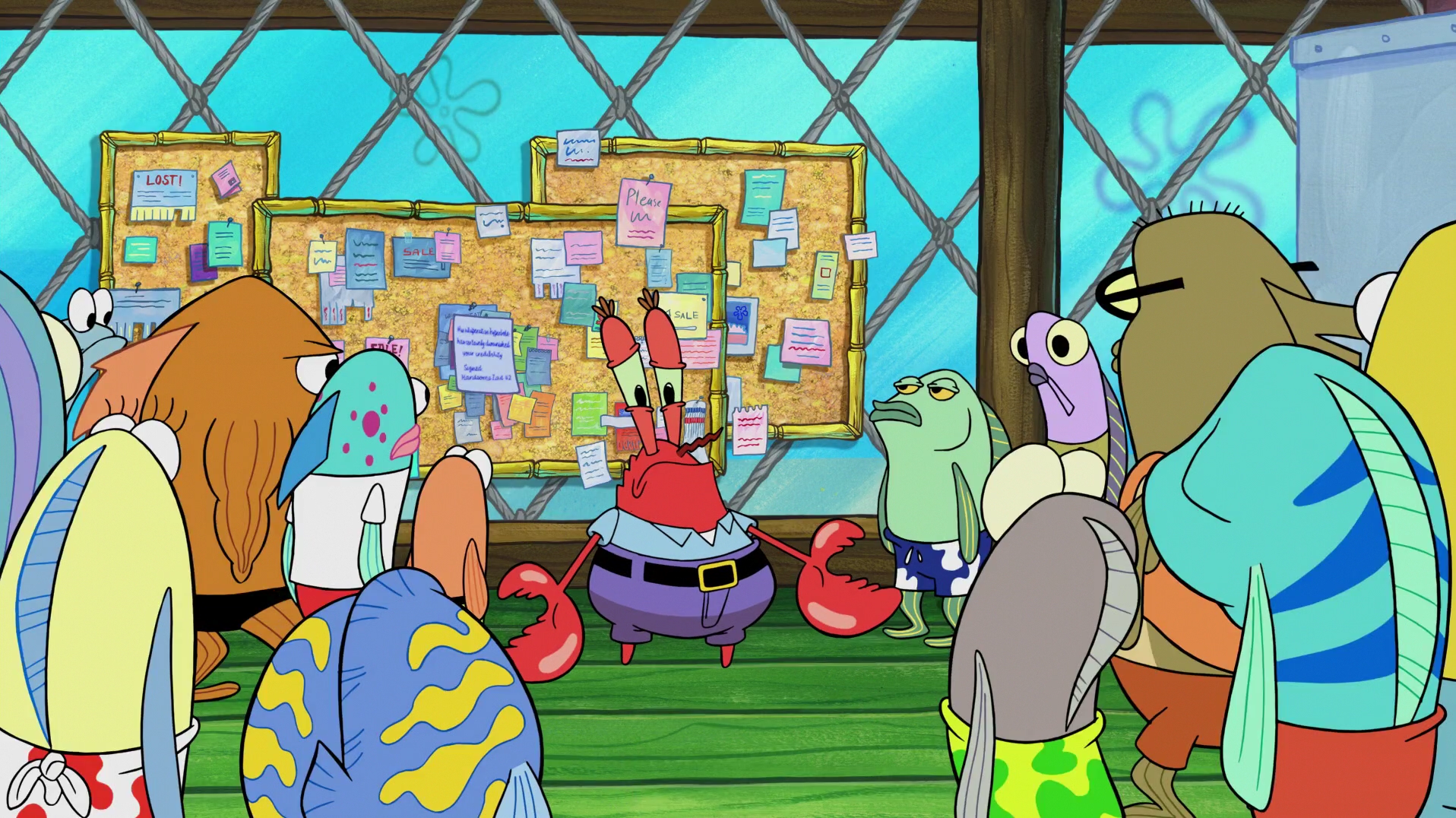 SpongeBuddy Mania SpongeBob Episode Bulletin Board