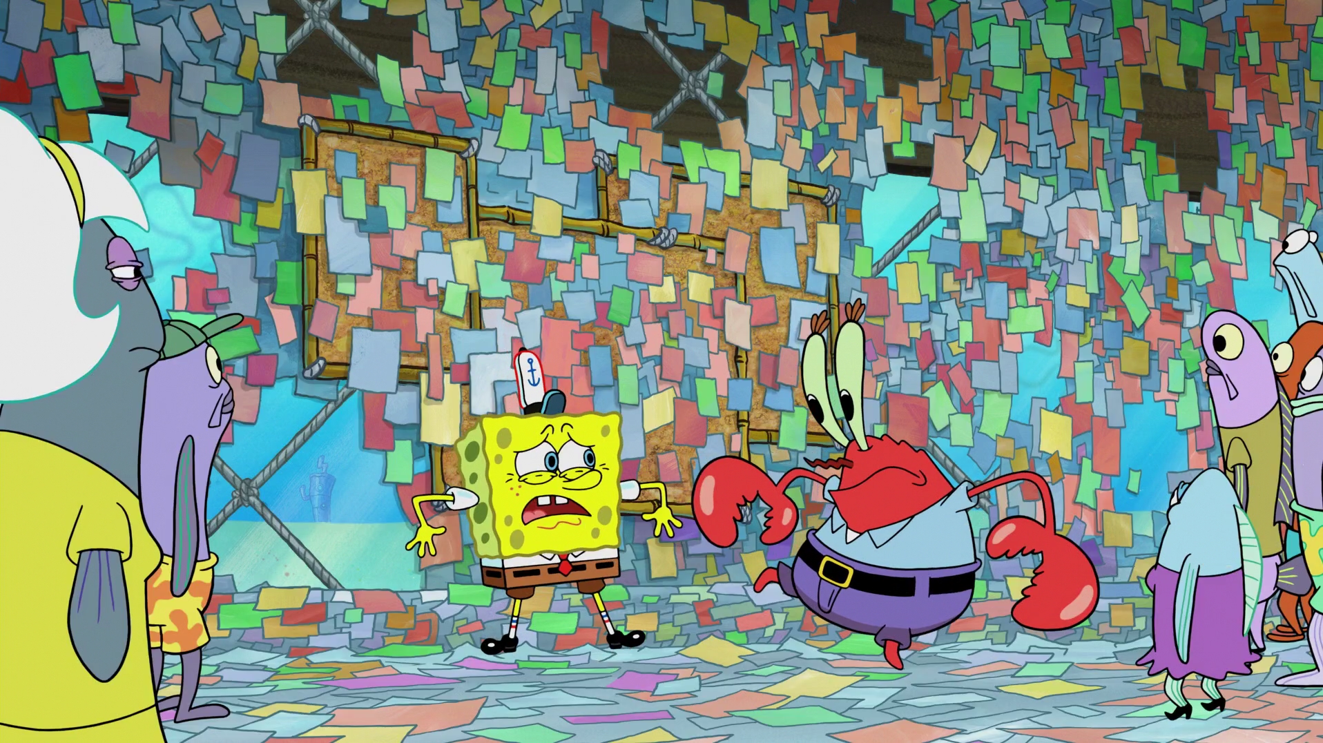 SpongeBuddy Mania SpongeBob Episode Bulletin Board