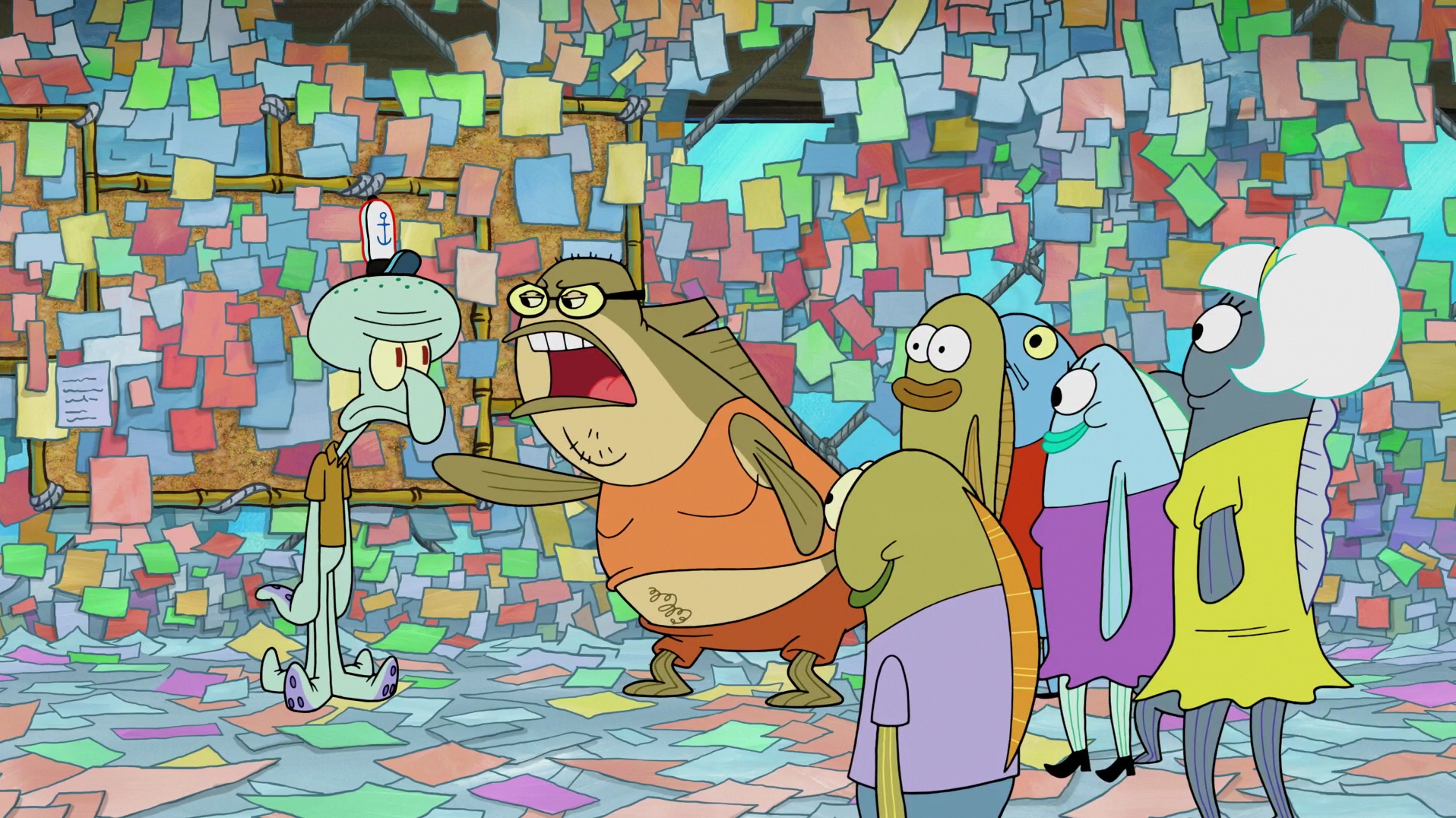 SpongeBuddy Mania SpongeBob Episode Bulletin Board