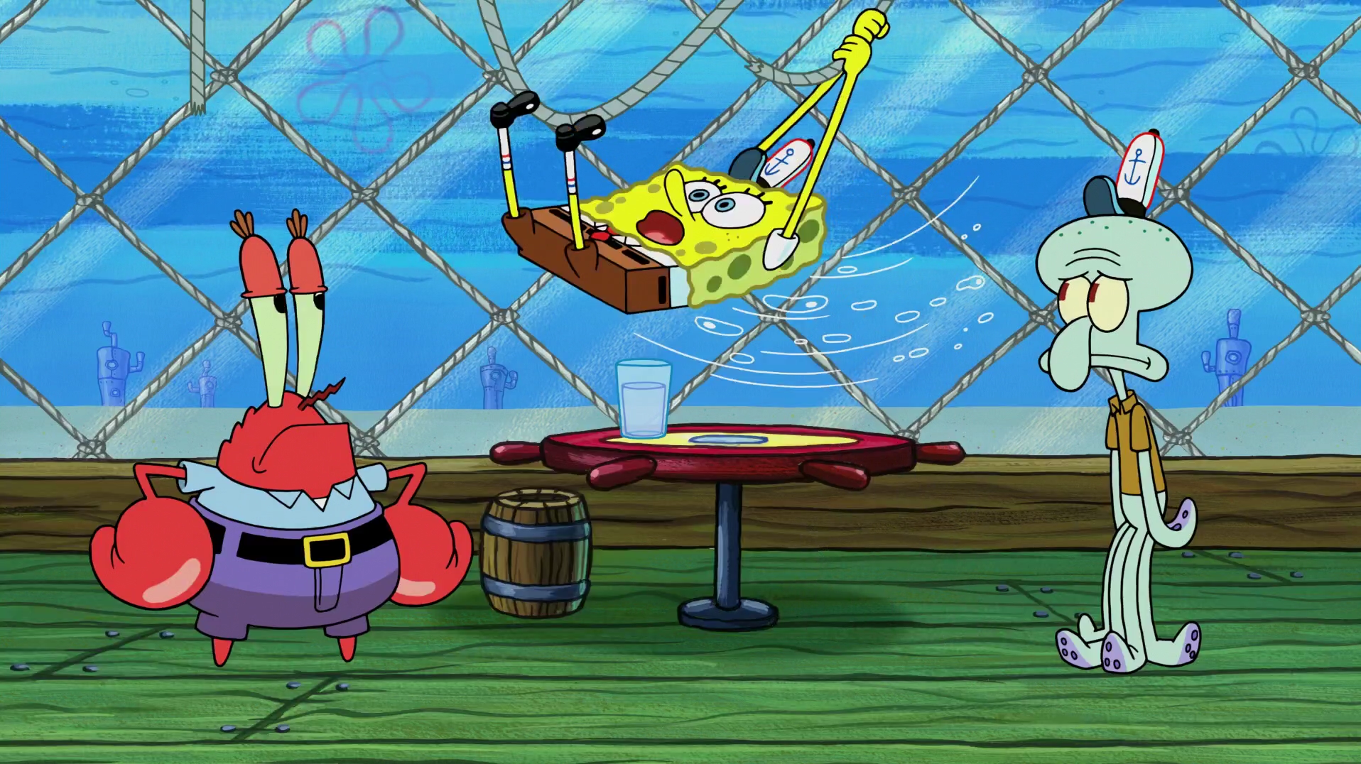 SpongeBuddy Mania SpongeBob Episode Mutiny on the Krusty