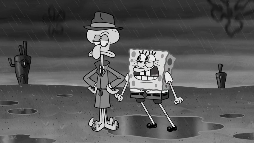 Squid Game Qui Est L'homme En Noir SpongeBuddy Mania - SpongeBob Episode - Squid Noir