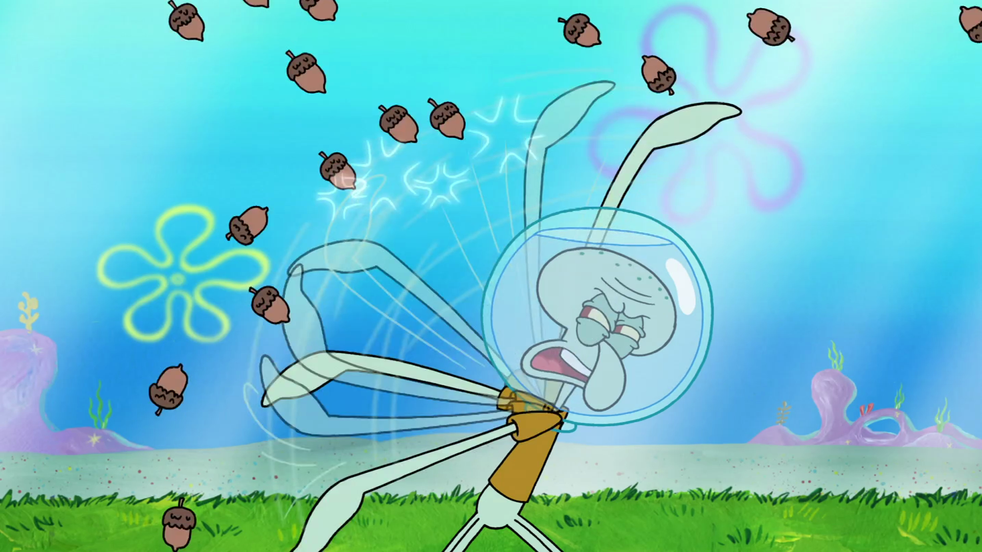 SpongeBuddy Mania SpongeBob Episode Squid Defense