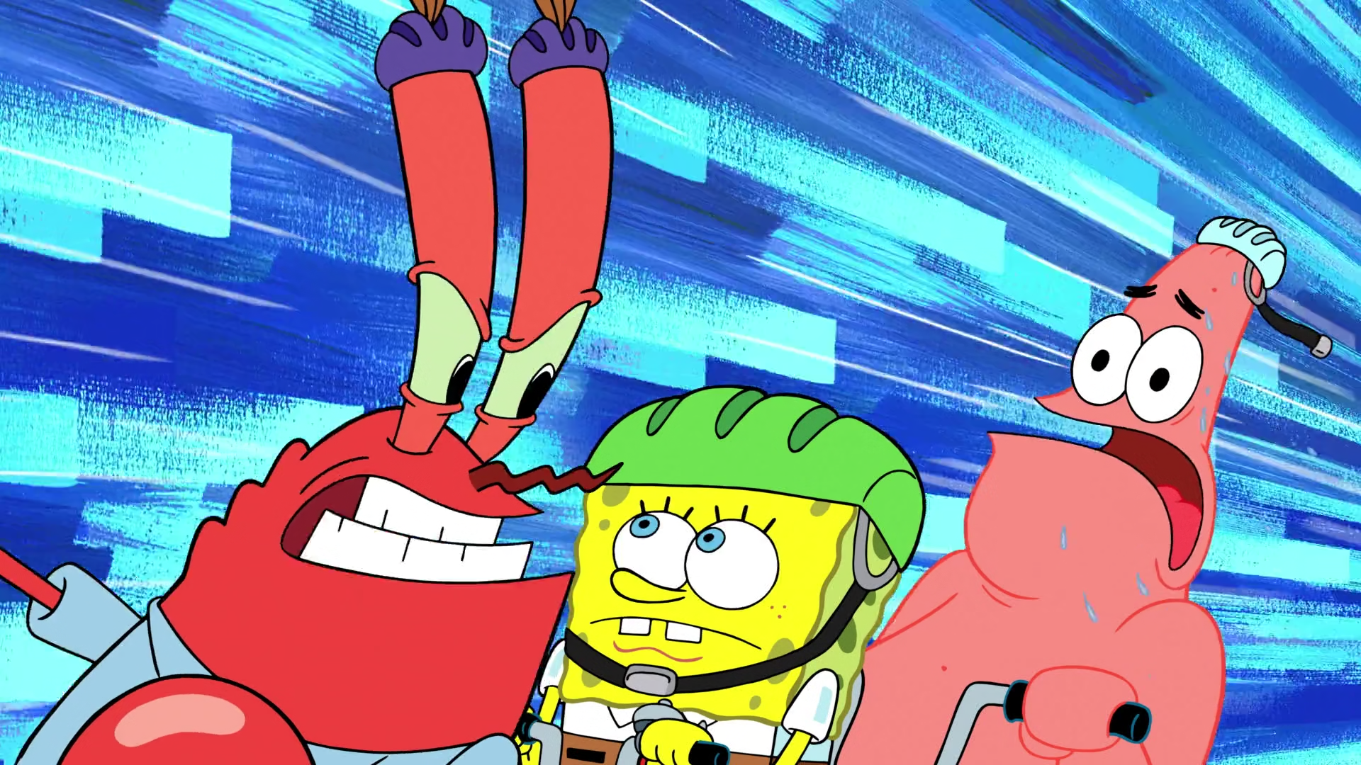 Patrick Riding SpongeBuddy Mania - SpongeBob Episode - Ride Patrick Ride