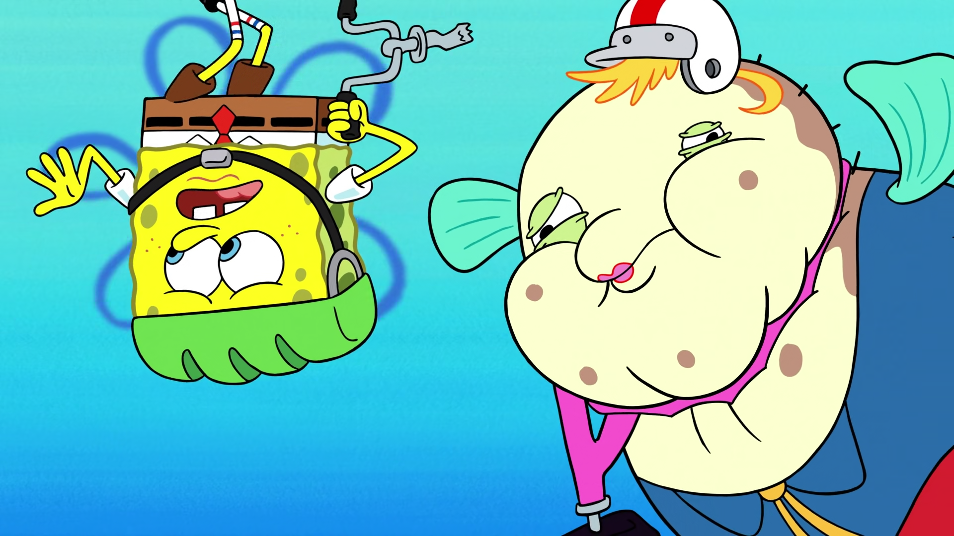 Patrick Riding SpongeBuddy Mania - SpongeBob Episode - Ride Patrick Ride