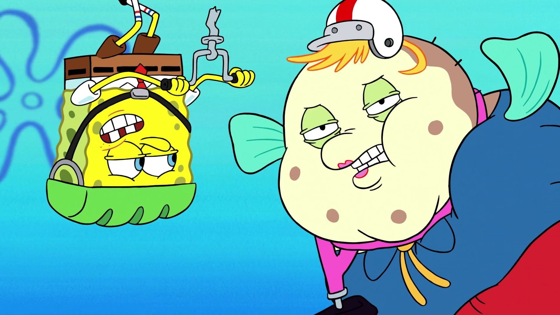 Patrick Riding SpongeBuddy Mania - SpongeBob Episode - Ride Patrick Ride