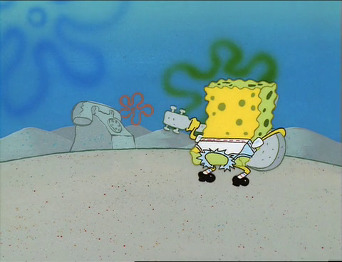 Spongebob Split SpongeBuddy Mania - SpongeBob Episode - Ripped Pants