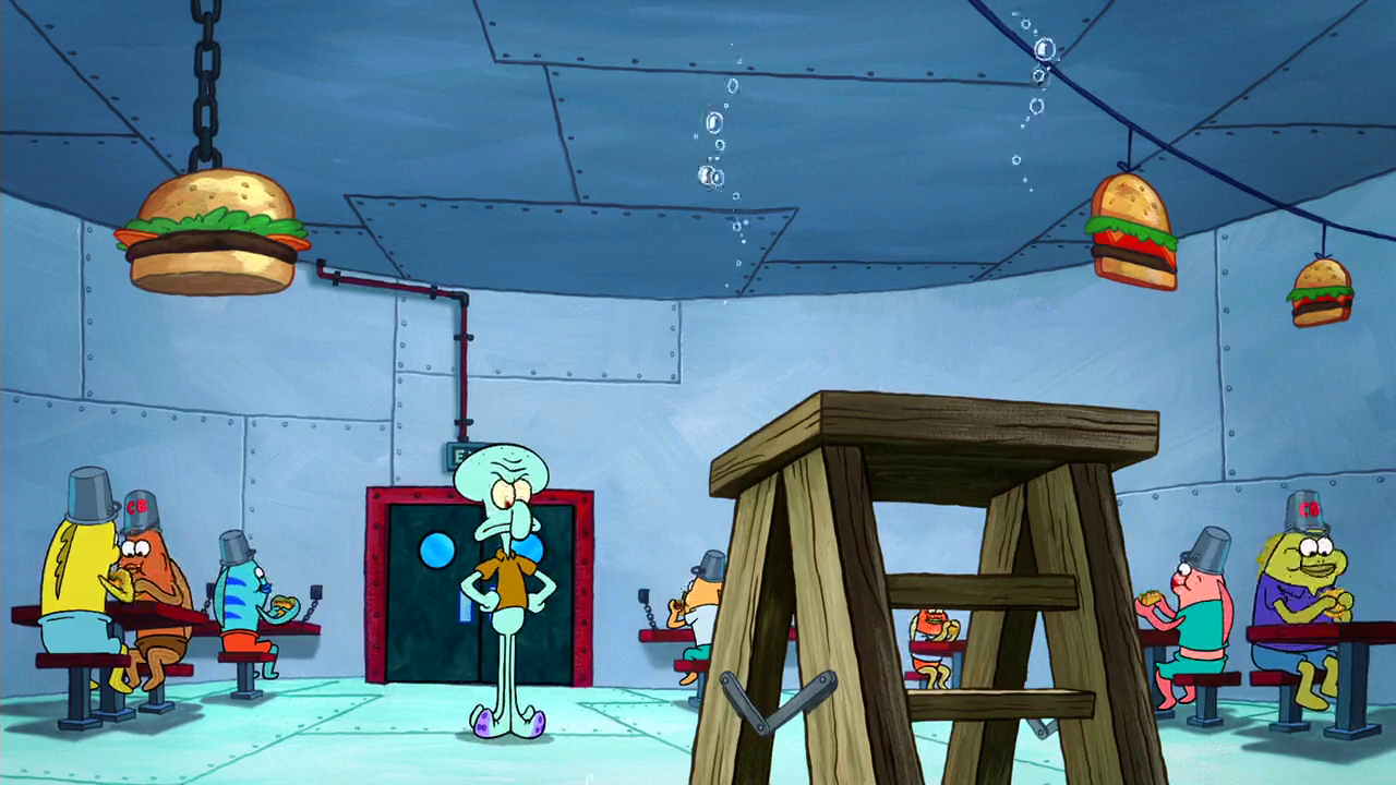 Squidward Library SpongeBuddy Mania - SpongeBob Episode - The SpongeBob SquarePants Movie